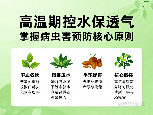 病虫害高发期的预防性干预体系