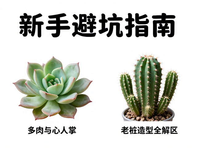 新手避坑指南，多肉与仙人掌区别，老桩造型误区全解析