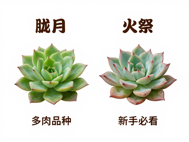 胧月和火祭怎么区分？多肉品种辨别指南，新手必看