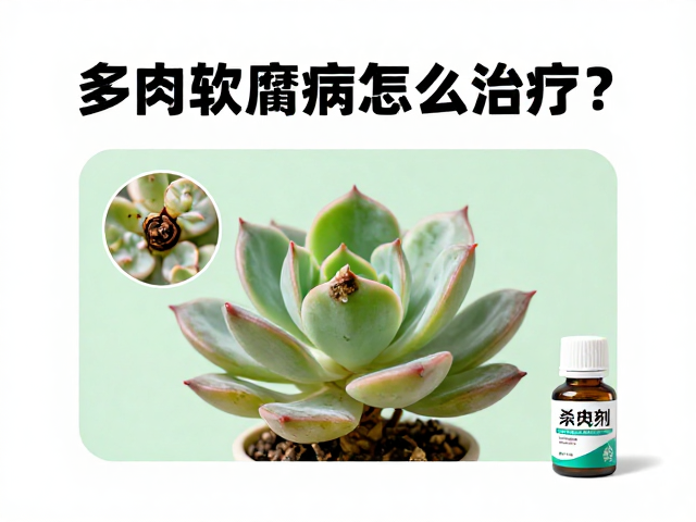多肉软腐病怎么治疗？砍头后用哪种杀虫剂最有效？