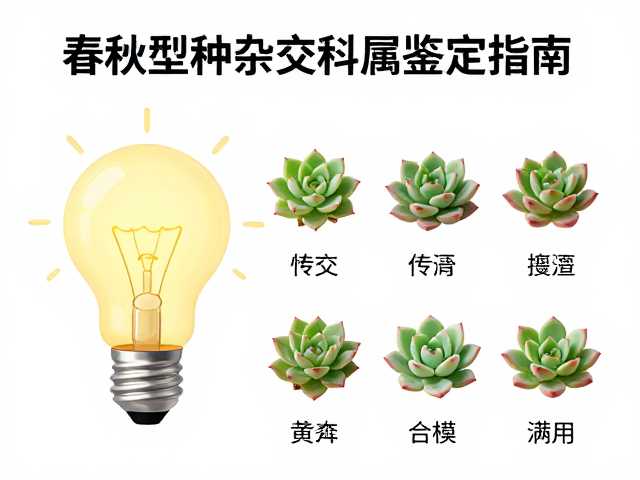春秋型种的杂交后代鉴定逻辑