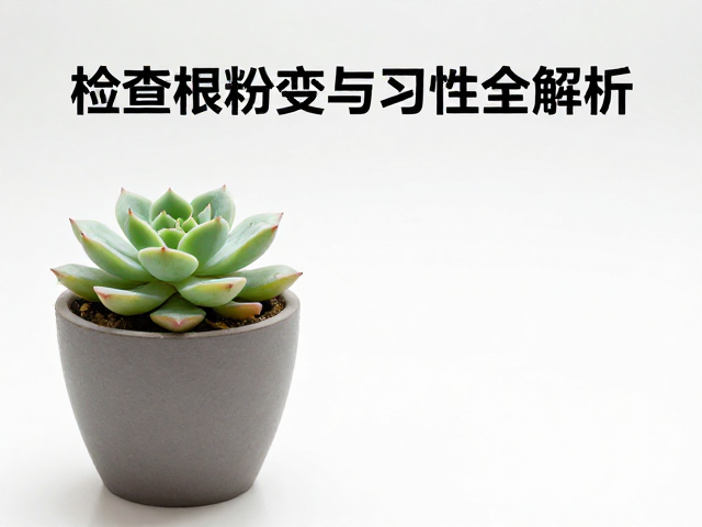 多肉服盆后如何循序渐进见光？检查根粉蚧与习性全解析