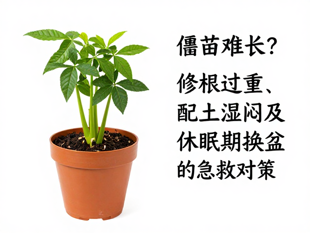 僵苗难长？修根过重、配土湿闷及休眠期换盆的急救对策