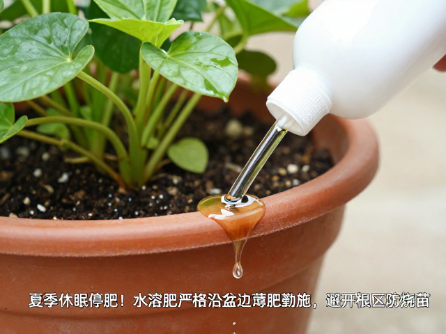 水溶肥沿盆边薄施的操作细节与原理