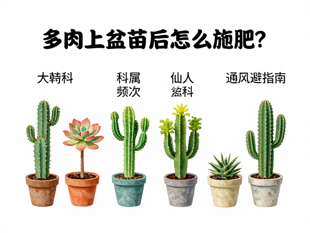 大戟科与仙人掌科的耐贫瘠特性应对