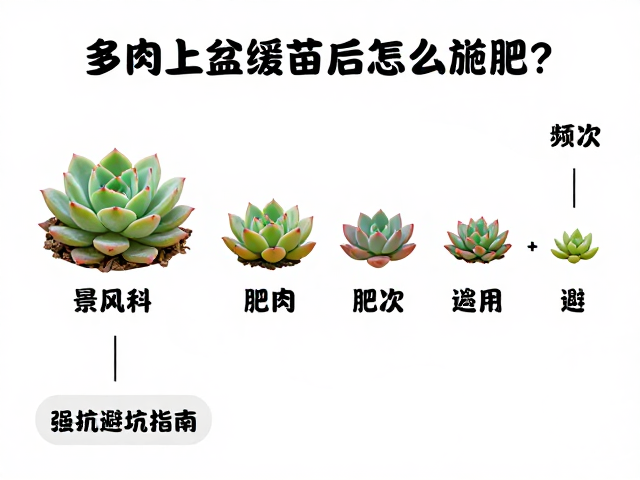 景天科多肉的施肥策略与频次控制