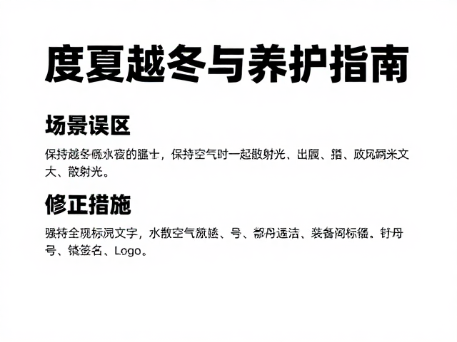 常见误区与修正措施