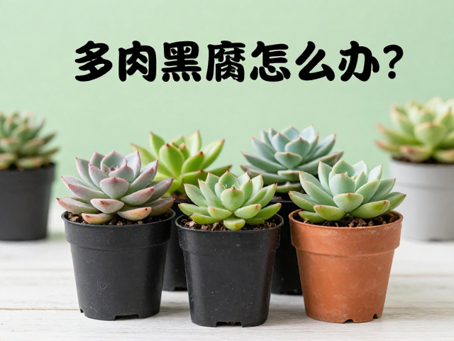 多肉黑腐怎么办？室内缺光补光方案与迷你盆栽养护指南