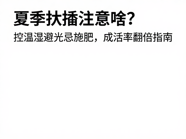 光照调控：避光与弱光的艺术