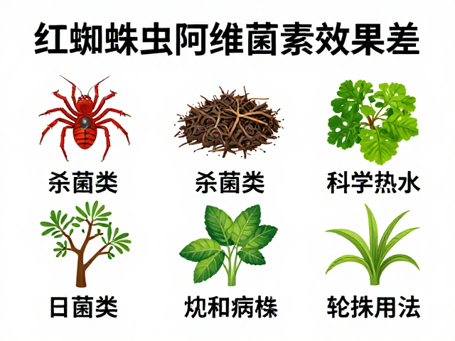 常用杀螨剂种类与科学轮换策略