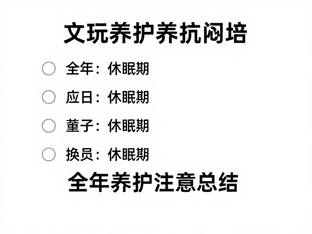 全年养护中的关键时间节点与应对