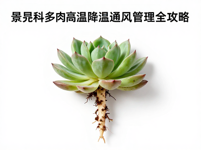 景天科多肉修根后缓苗，夏季高温降温通风管理全攻略