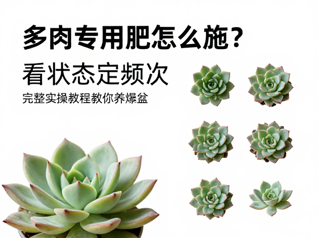 识读植株信号:多肉状态决定施肥逻辑