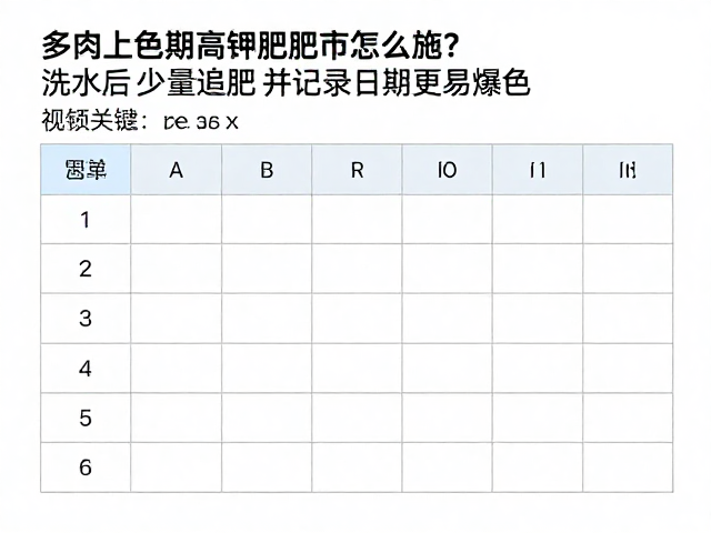 记录日期与数据追踪对养护优化的意义
