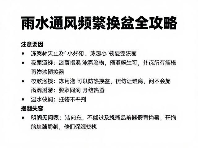 冬季冻伤应急与预防，雨后通风避频繁换盆全攻略