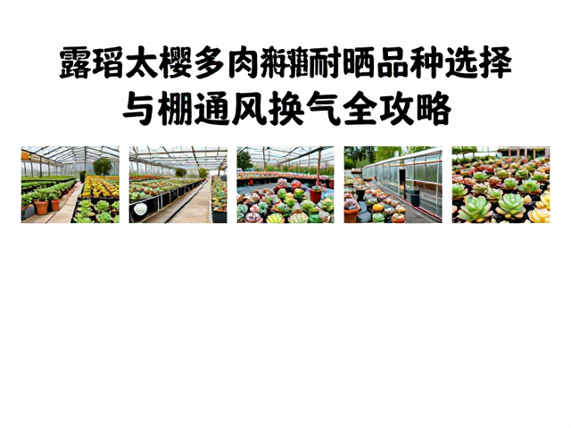 露养大棚多肉种植，耐晒品种选择与棚内通风换气全攻略