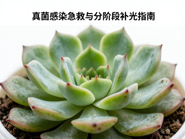 多肉叶插黑腐化水怎么办？真菌感染急救与分阶段补光指南