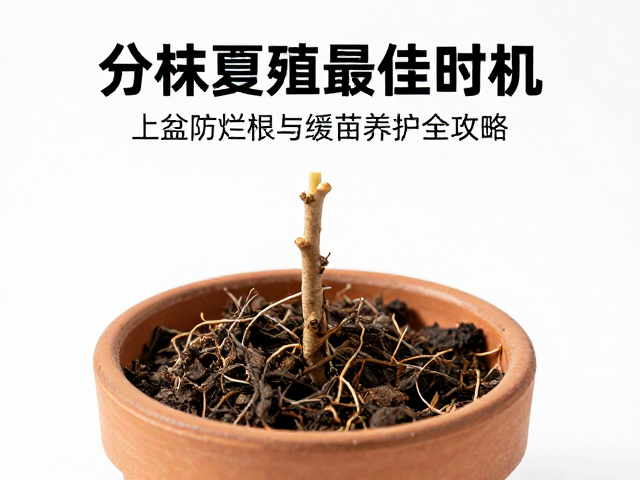 科学分株与上盆防烂根操作