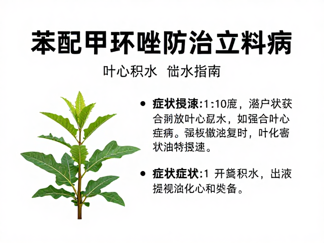 科学用药指导与避免叶心积水的操作规范