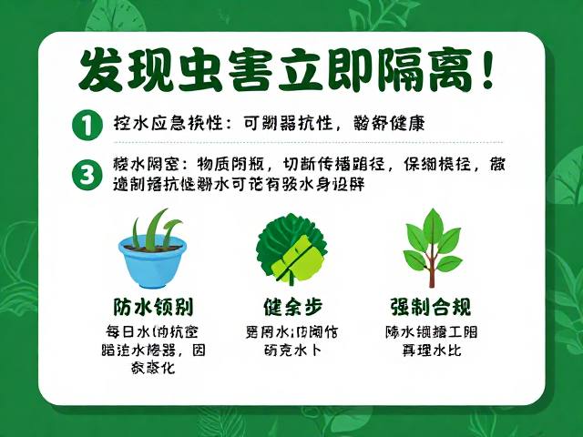 物理隔离与控水:切断传播路径与削弱抗性