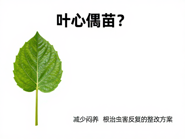 叶心僵苗？冬季减少闷养，根治虫害反复的整改方案