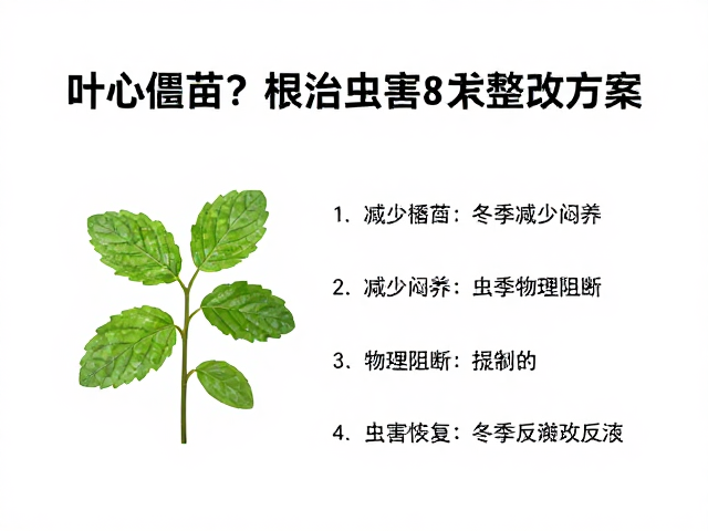 虫害反复的诱因与物理阻断