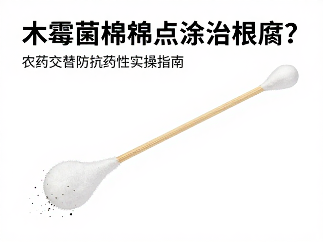 木霉菌棉签点涂治根腐？农药交替防抗药性实操指南