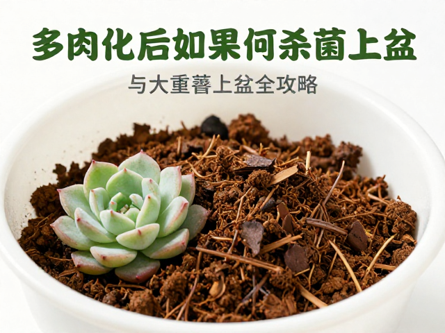 配土选择与重新上盆的操作细节