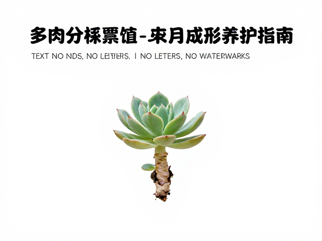 多肉分株繁殖教程，夏季遮阴与数月成型养护指南