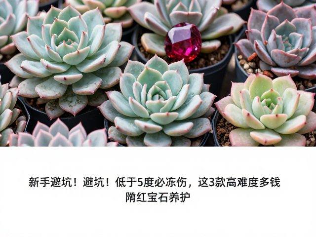 新手避坑！低于5度必冻伤，这3款高难度多肉（附红宝石养护）