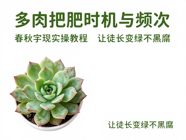 春秋季节多肉生长的生理特点与施肥逻辑