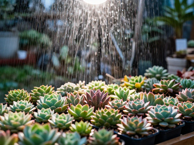 露养环境的光照与雨水管理