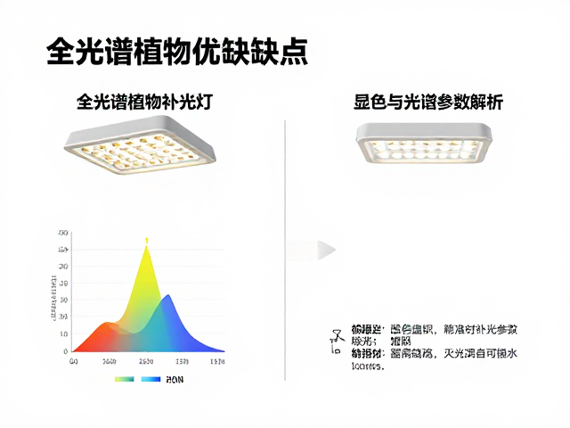 全光谱植物补光灯优缺点对比，显色与光谱参数解析，附线路安全检查指南