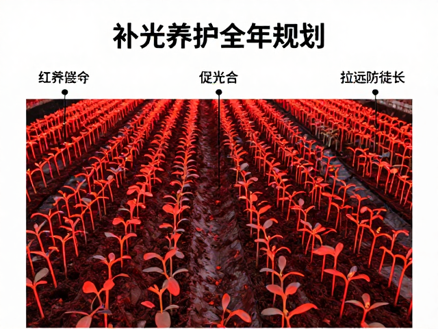 红光光谱对光合作用效率的调控作用