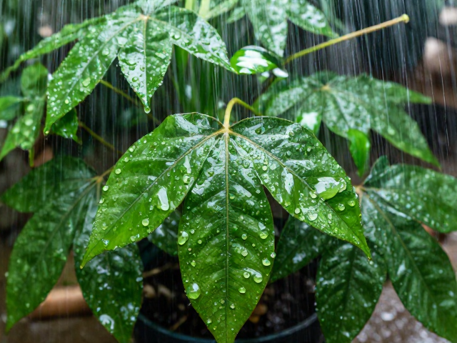 露养淋雨防积水技巧，叶片饱满不化水，附室内防闷根配方