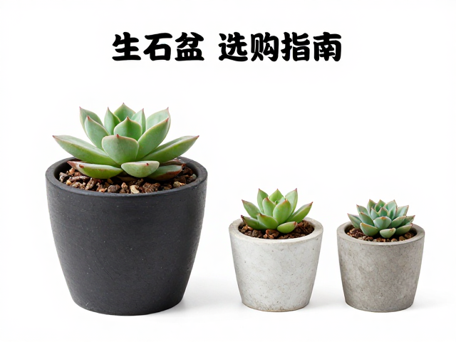 多肉花盆选购指南，生石花宜小深盆，水泥盆透气性中等