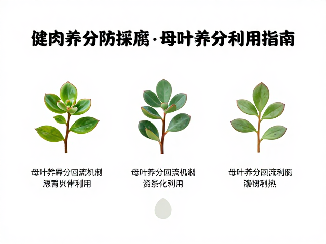 母叶养分回流机制与资源最大化利用