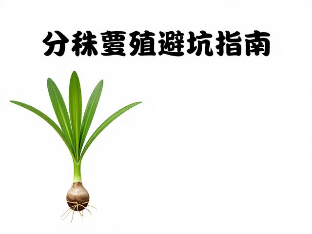 分株繁殖避坑指南，光照不足易徒长，无持续萎蔫现象别乱浇水