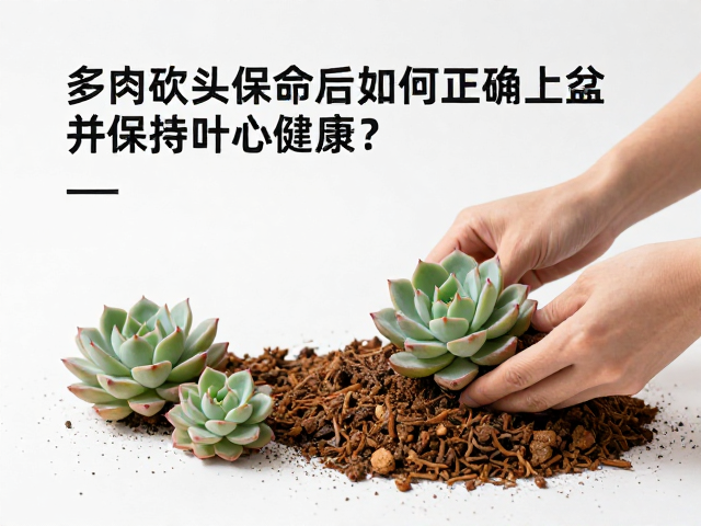 基质选择与上盆手法的科学配比