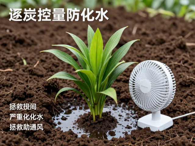 泥炭土控量防化水，小风扇助通风，拯救严重化水植株全方案