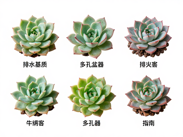 锦化缀化多肉全年养护，选透气排水基质，多孔盆器指南