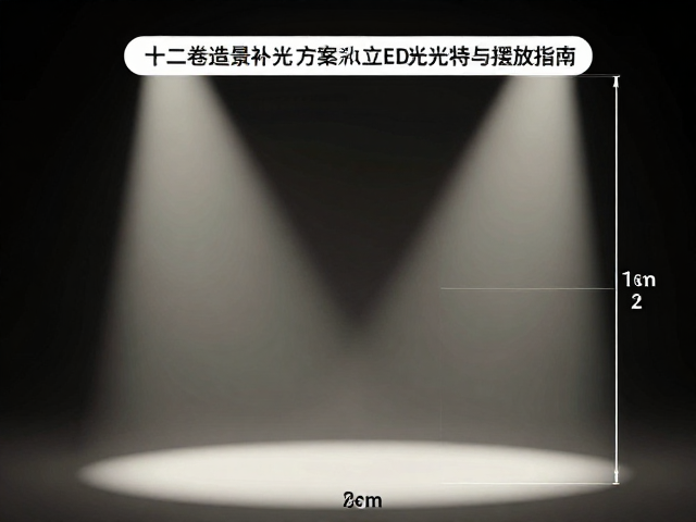 补光设备的摆放距离与高度计算