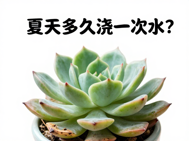 多肉夏天多久浇一次水？底部叶片干枯是否正常？摘心打顶全攻略