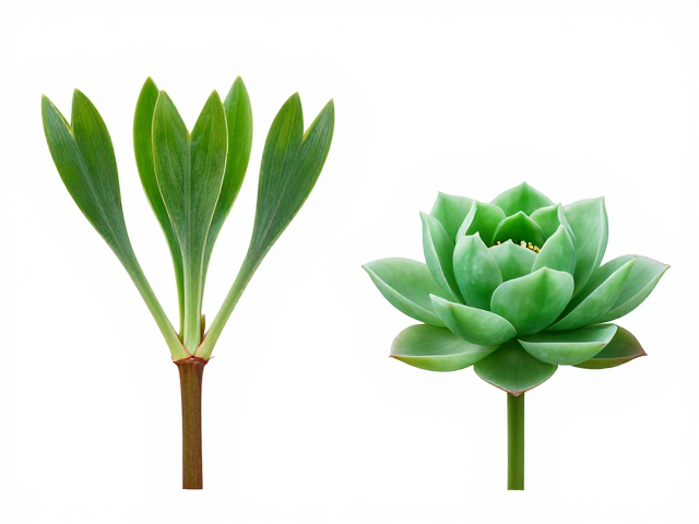 茎部特征与植株整体姿态的差异