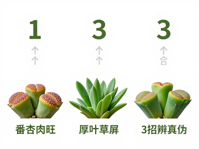 番杏肉锥与生石花的核心分类差异