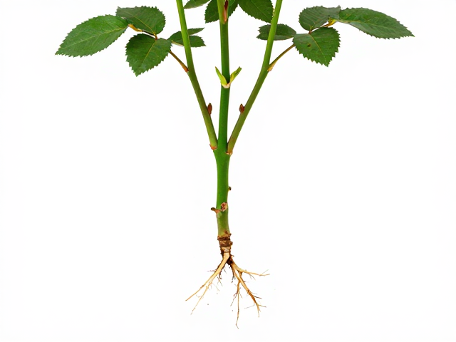 检查根颈与茎基部的连接处