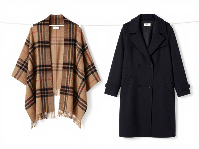 复古学院风披肩的经典搭配逻辑