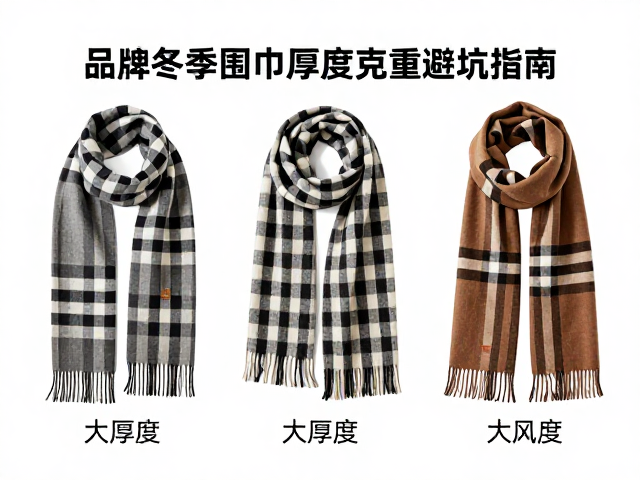 寒冬加宽围巾怎么选?看品牌冬季围巾厚度克重避坑指南