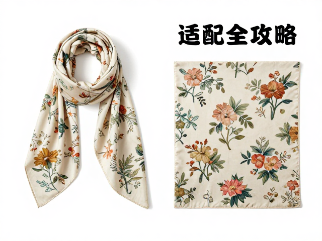 材质选择与植物图案的融合效果