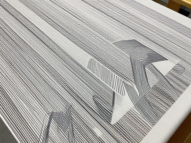 提花织造工艺中的经纬交织逻辑